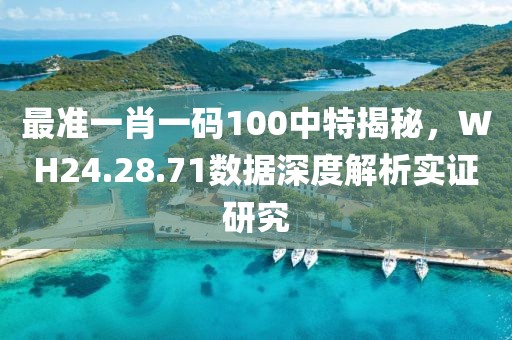 最准一肖一码100中特揭秘，WH24.28.71数据深度解析实证研究