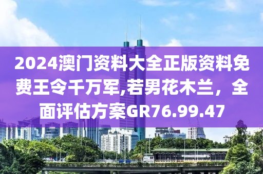 2024澳门资料大全正版资料免费王令千万军,若男花木兰，全面评估方案GR76.99.47