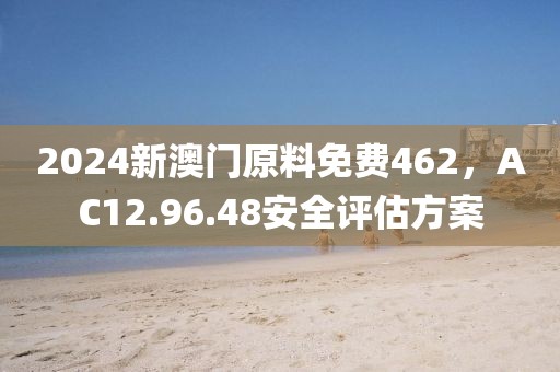 2024新澳门原料免费462，AC12.96.48安全评估方案