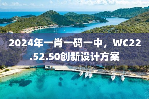 2024年一肖一码一中，WC22.52.50创新设计方案