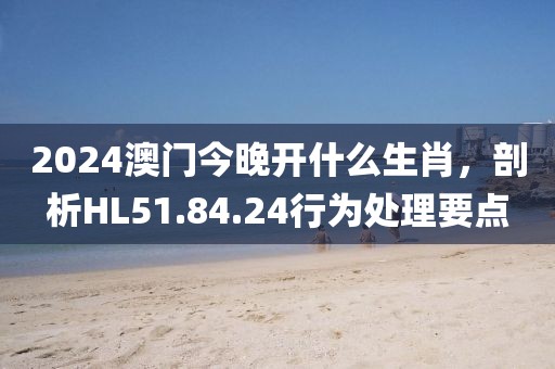 2024澳门今晚开什么生肖，剖析HL51.84.24行为处理要点