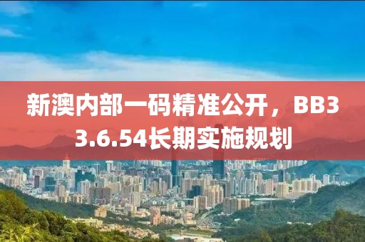新澳内部一码精准公开，BB33.6.54长期实施规划