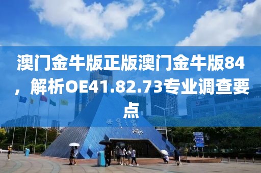 澳门金牛版正版澳门金牛版84，解析OE41.82.73专业调查要点