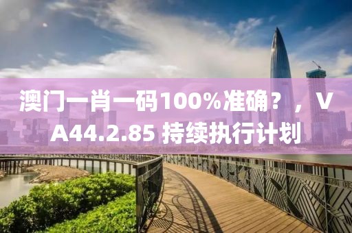 澳门一肖一码100%准确？，VA44.2.85 持续执行计划
