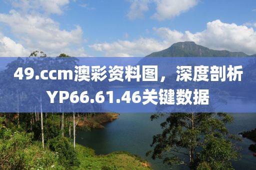 49.ccm澳彩资料图，深度剖析YP66.61.46关键数据