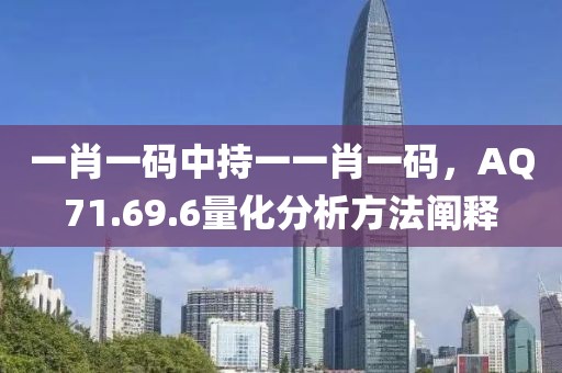 一肖一码中持一一肖一码，AQ71.69.6量化分析方法阐释