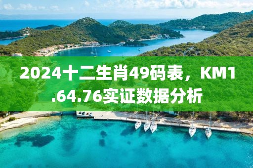 2024十二生肖49码表，KM1.64.76实证数据分析