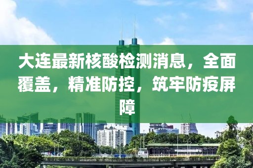 大连最新核酸检测消息，全面覆盖，精准防控，筑牢防疫屏障