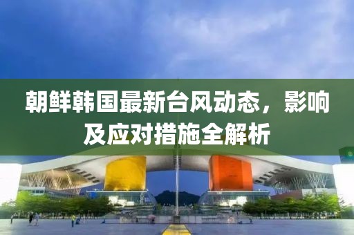 朝鲜韩国最新台风动态，影响及应对措施全解析