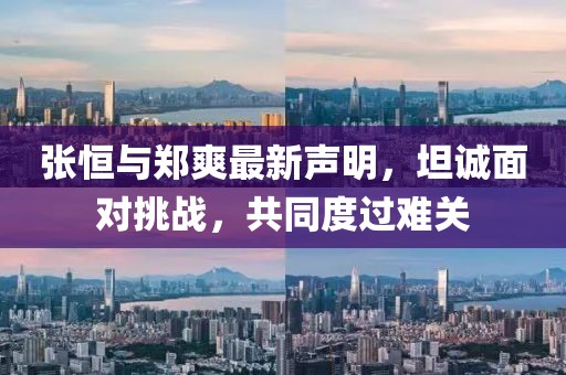 张恒与郑爽最新声明，坦诚面对挑战，共同度过难关