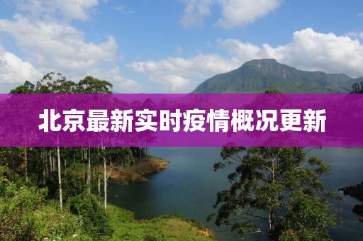 北京最新实时疫情概况更新