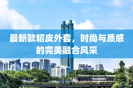 最新款貂皮外套，时尚与质感的完美融合风采