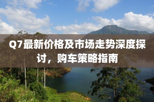 Q7最新价格及市场走势深度探讨，购车策略指南