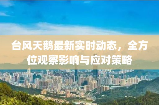 台风天鹅最新实时动态，全方位观察影响与应对策略