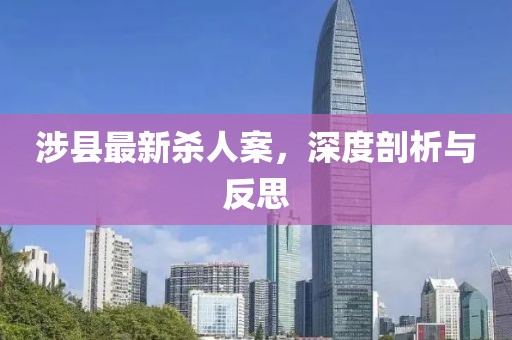 涉县最新杀人案，深度剖析与反思