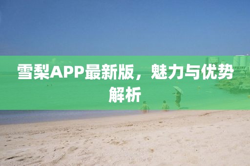 雪梨APP最新版，魅力与优势解析