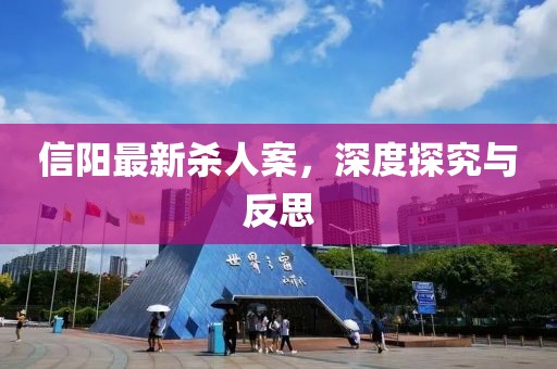信阳最新杀人案，深度探究与反思