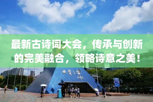 最新古诗词大会，传承与创新的完美融合，领略诗意之美！