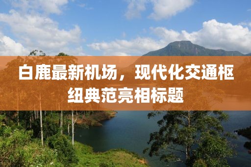 白鹿最新机场，现代化交通枢纽典范亮相标题
