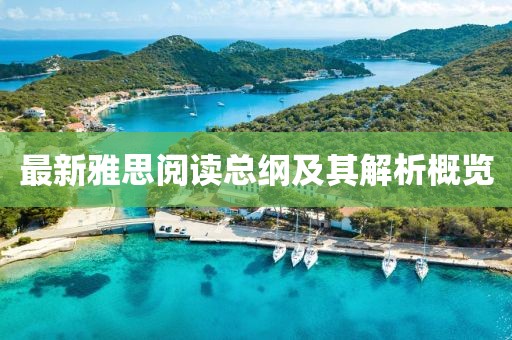 最新雅思阅读总纲及其解析概览