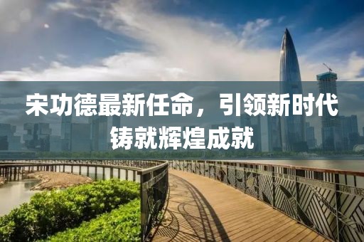 宋功德最新任命，引领新时代铸就辉煌成就