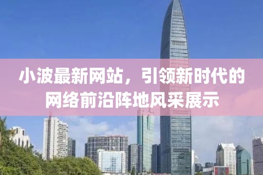 小波最新网站，引领新时代的网络前沿阵地风采展示
