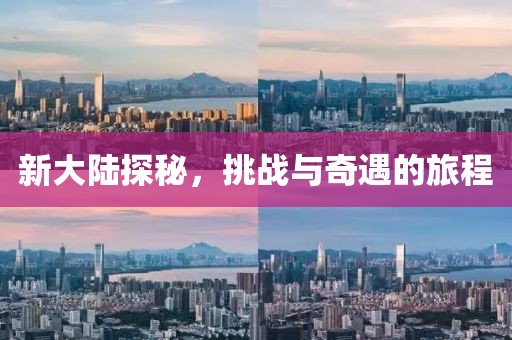 新大陆探秘，挑战与奇遇的旅程