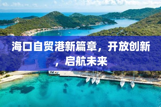 海口自贸港新篇章，开放创新，启航未来