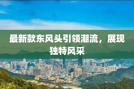 最新款东风头引领潮流，展现独特风采