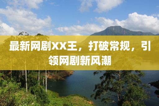 最新网剧XX王，打破常规，引领网剧新风潮