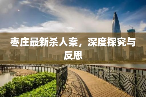 枣庄最新杀人案，深度探究与反思