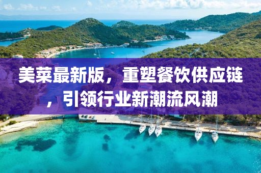 美菜最新版，重塑餐饮供应链，引领行业新潮流风潮