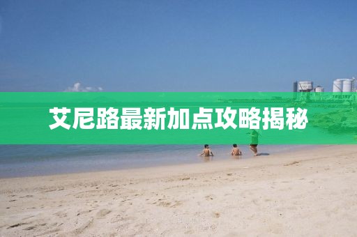 艾尼路最新加点攻略揭秘