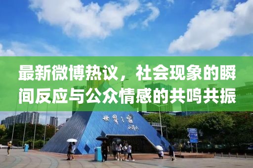 最新微博热议，社会现象的瞬间反应与公众情感的共鸣共振
