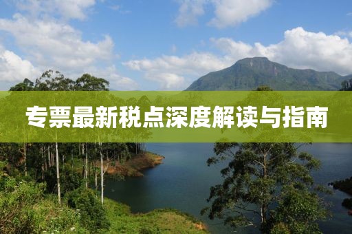 专票最新税点深度解读与指南