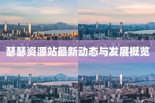 瑟瑟资源站最新动态与发展概览