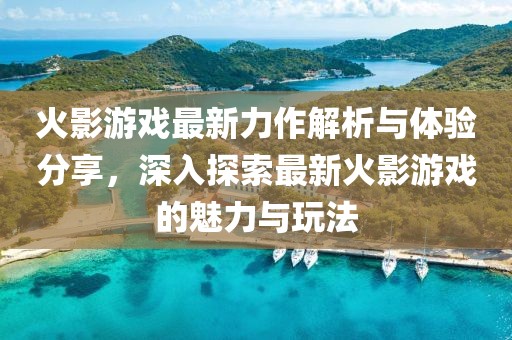 火影游戏最新力作解析与体验分享，深入探索最新火影游戏的魅力与玩法