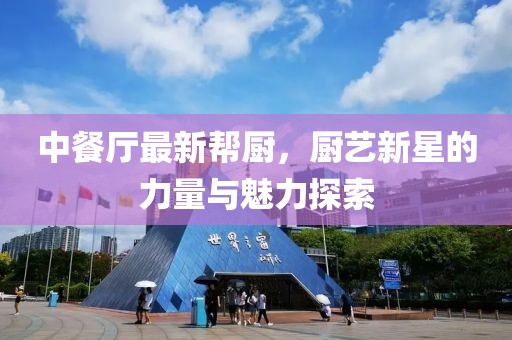 中餐厅最新帮厨，厨艺新星的力量与魅力探索