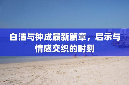 白洁与钟成最新篇章，启示与情感交织的时刻
