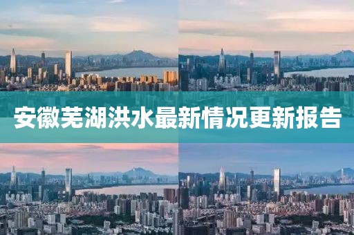 安徽芜湖洪水最新情况更新报告