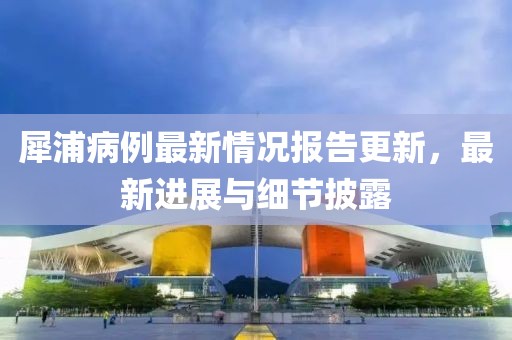 犀浦病例最新情况报告更新，最新进展与细节披露