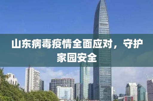 山东病毒疫情全面应对，守护家园安全