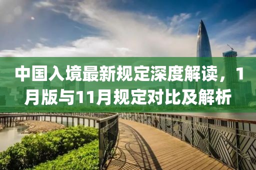 中国入境最新规定深度解读，1月版与11月规定对比及解析