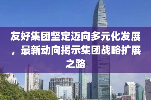 友好集团坚定迈向多元化发展，最新动向揭示集团战略扩展之路