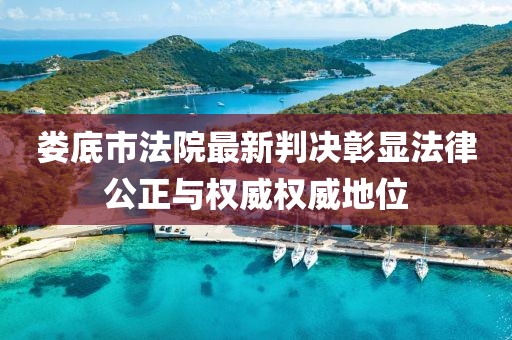 娄底市法院最新判决彰显法律公正与权威权威地位