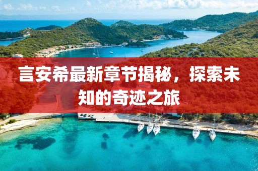 言安希最新章节揭秘，探索未知的奇迹之旅