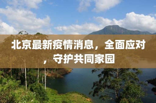 北京最新疫情消息，全面应对，守护共同家园