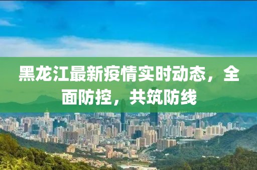 黑龙江最新疫情实时动态，全面防控，共筑防线