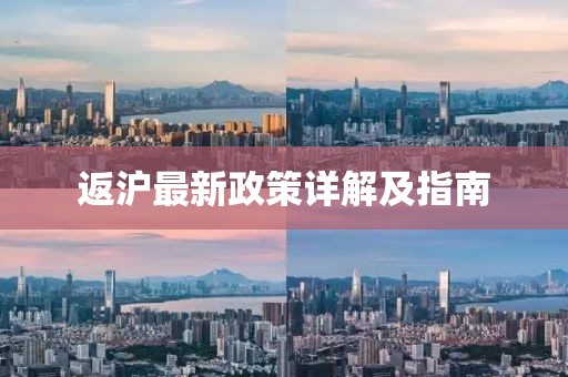 返沪最新政策详解及指南