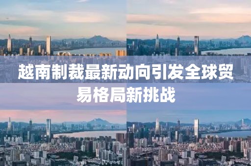 越南制裁最新动向引发全球贸易格局新挑战